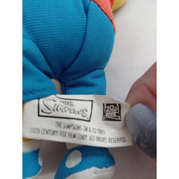 The Simpsons Bart Simpson Nanco 2005 10" Plush Doll 20th Century Fox - Picture 4 of 7